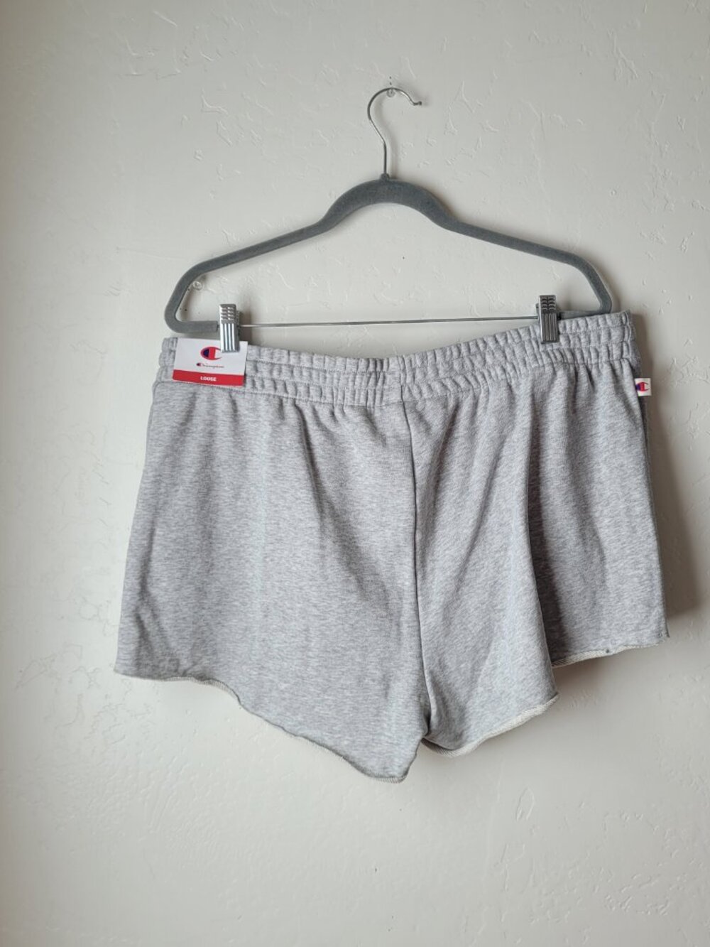 Champion Iconic Light Grey Heather Shorts - Picture 11 of 12
